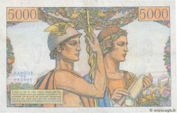5000 Francs TERRE ET MER FRANCIA  1951 F.48.03 EBC