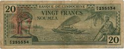 20 Francs NUEVAS HÉBRIDAS  1945 P.07 RC