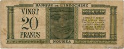 20 Francs NEUE HEBRIDEN  1945 P.07 SGE