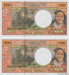 1000 Francs Consécutifs POLYNESIA, FRENCH OVERSEAS TERRITORIES  2000 P.02e XF