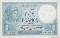 10 Francs MINERVE FRANKREICH  1936 F.06.17 VZ+