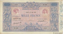 1000 Francs BLEU ET ROSE FRANCIA  1892 F.36.04 SPL