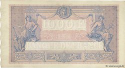 1000 Francs BLEU ET ROSE FRANCE  1892 F.36.04 XF