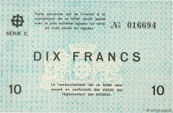 10 Francs FRANCE Regionalismus und verschiedenen Mulhouse 1940 BU.50.03 ST