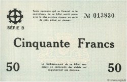 50 Francs FRANCE Regionalismus und verschiedenen Mulhouse 1940 BU.52.02 fST+