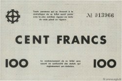 100 Francs FRANCE Regionalismus und verschiedenen Mulhouse 1940 BU.53.01 fST