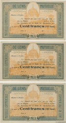 100 Francs Lot FRANCE regionalismo y varios Lens 1930  SC