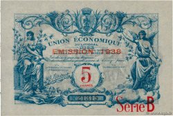 5 Francs FRANCE regionalism and miscellaneous Nice 1938  UNC