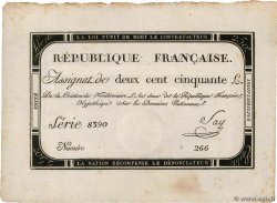 250 Livres FRANCE  1793 Ass.45a SUP