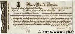 50 Pesos Fuerte ESPAGNE  1837 - NEUF