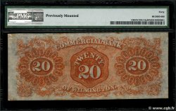 20 Dollars ESTADOS UNIDOS DE AMÉRICA Wilmington 1861  MBC+