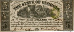 5 Dollars STATI UNITI D AMERICA Milledgeville 1864 PS.0870
