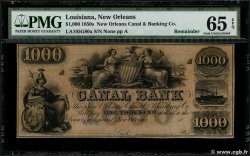 1000 Dollars Non émis ESTADOS UNIDOS DE AMÉRICA New Orleans 1850  FDC