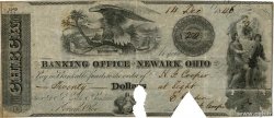 20 Dollars Annulé UNITED STATES OF AMERICA Newark 1846  VF