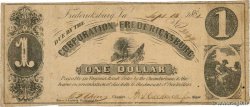 1 Dollar UNITED STATES OF AMERICA Fredericksburg 1861  F