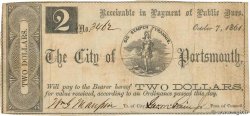 2 Dollars ESTADOS UNIDOS DE AMÉRICA Portsmouth 1861  BC+