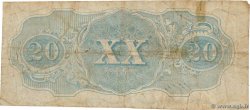 20 Dollars CONFEDERATE STATES OF AMERICA  1863 P.61b VG