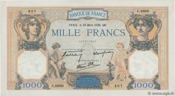 1000 Francs CÉRÈS ET MERCURE type modifié FRANCE  1939 F.38.35