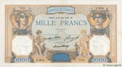 1000 Francs CÉRÈS ET MERCURE FRANCE  1937 F.37.10 TTB+