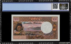 100 Francs NUOVE EBRIDI  1975 P.18c q.FDC