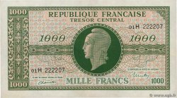 1000 Francs MARIANNE THOMAS DE LA RUE FRANCE  1945 VF.13.03