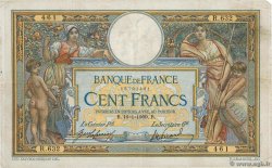 100 Francs LUC OLIVIER MERSON avec LOM FRANKREICH  1909 F.22.02