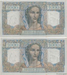1000 Francs MINERVE ET HERCULE Consécutifs FRANCIA  1947 F.41.18 AU
