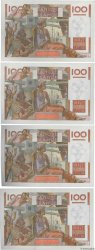 100 Francs JEUNE PAYSAN Consécutifs FRANCE  1953 F.28.35 pr.NEUF