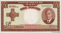 1 Pound MALTE  1951 P.22 SC+