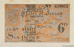 6 pence JERSEY  1941 P.01a VZ