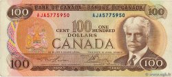 100 Dollars CANADA  1975 P.091a