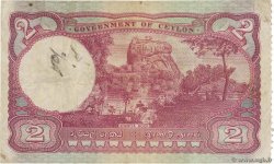 2 Rupees CEYLAN  1949 P.035a TTB