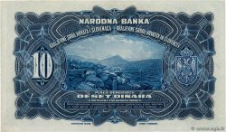 10 Dinara YUGOSLAVIA  1920 P.021a XF