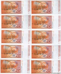 10 Francs SWITZERLAND  1981 P.LOT UNC