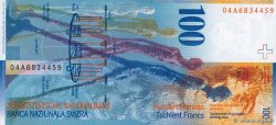 100 Francs SWITZERLAND  2004 P.72g UNC
