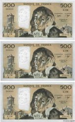 500 Francs PASCAL Consécutifs FRANCIA  1982 F.71.26