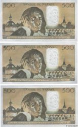 500 Francs PASCAL Consécutifs FRANCE  1982 F.71.26 UNC-