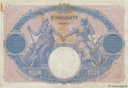 50 Francs BLEU ET ROSE FRANKREICH  1901 F.14.13 S