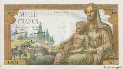 1000 Francs DÉESSE DÉMÉTER  FRANCE  1943 F.40.38