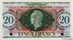 20 Francs Spécimen MARTINIQUE  1943 P.24s