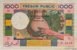 1000 Francs DJIBOUTI  1952 P.28 pr.TB
