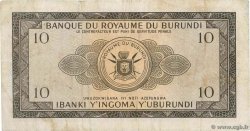 10 Francs BURUNDI  1965 P.09 TTB