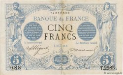 5 Francs NOIR FRANCE  1873 F.01.18 TTB