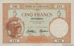 5 Francs NEW CALEDONIA  1936 P.36b XF