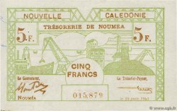 5 Francs NOUVELLE CALÉDONIE  1943 P.58 TTB