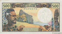 500 Francs TAHITI  1970 P.25a q.FDC