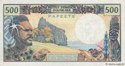 500 Francs TAHITI  1985 P.25d q.FDC