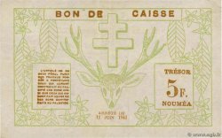 5 Francs NOUVELLE CALÉDONIE  1943 P.58 MB