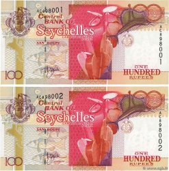 100 Rupees Consécutifs SEYCHELLES  2001 P.40a