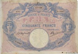50 Francs BLEU ET ROSE FRANCE  1903 F.14.15 F-
